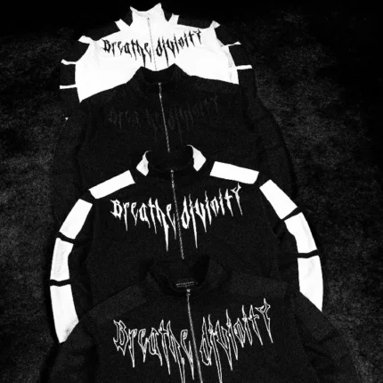 Breathe Divinity Voidwalker Zip-up Jacket [WHITE/BLACK]